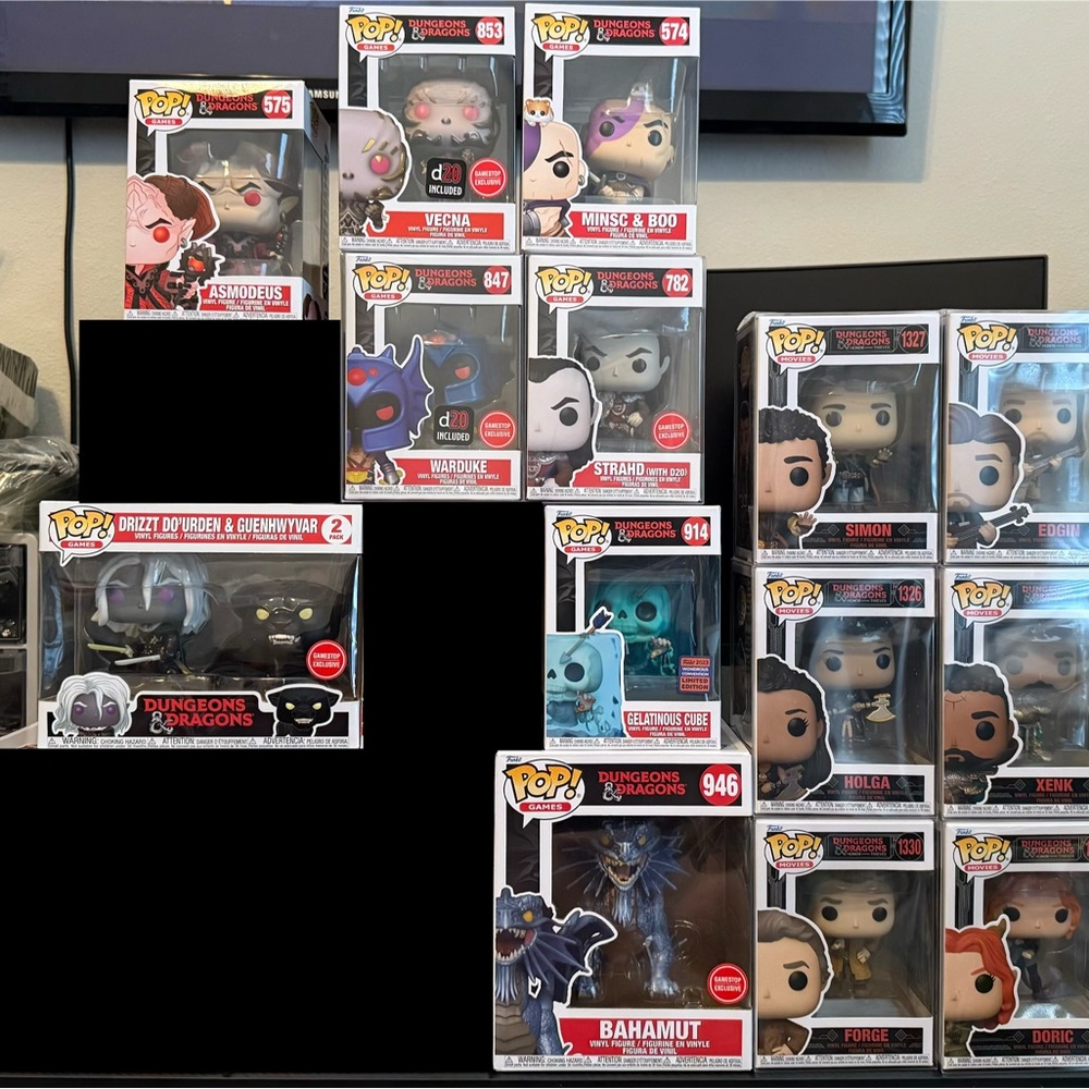 Funko Pop! Dungeons & Dragons Collectible Figure Lot